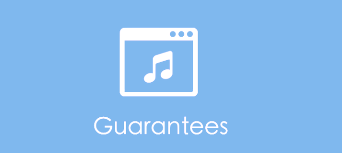 Service Level Guarantees for Music Websites
